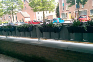 Bescherming tegen wind op terras