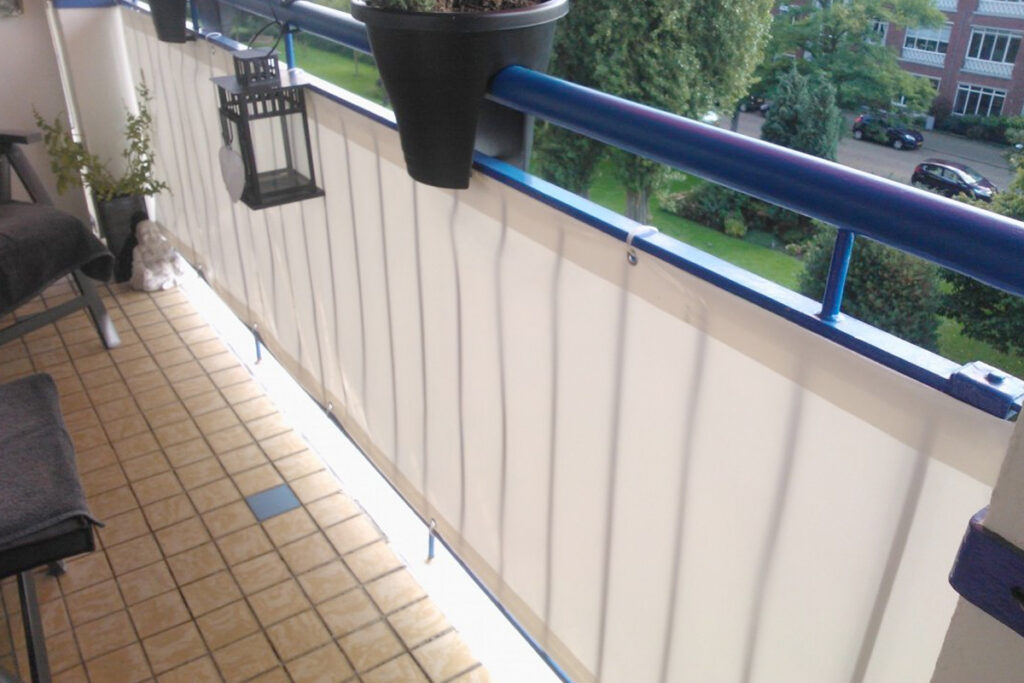 Is een balkondoek winddicht