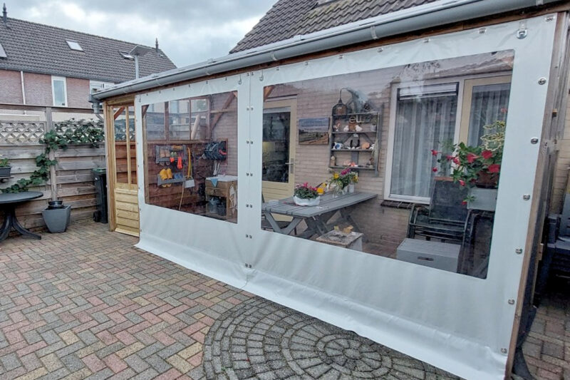 Overkapping zeil waterdicht