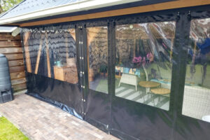 Verandazeil met rits