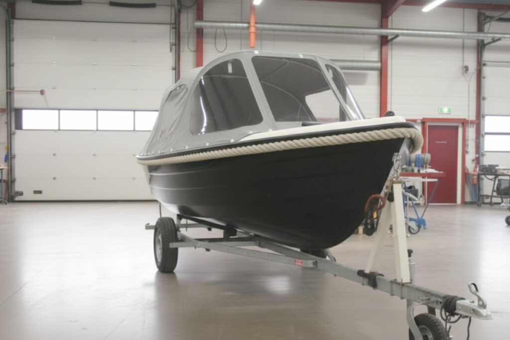 Afdekzeil voor boot