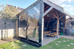 Kan ik mijn overkapping dicht maken met zeil