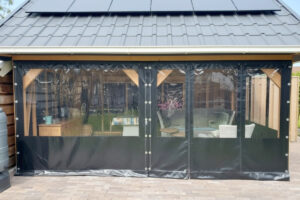 Overkapping dichtmaken met doek