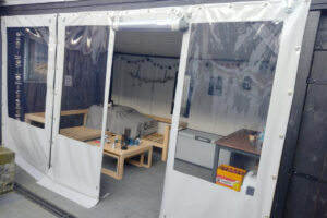 Overkapping zeil op maat