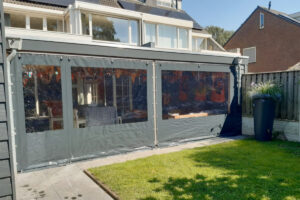 Transparant verandazeil op maat