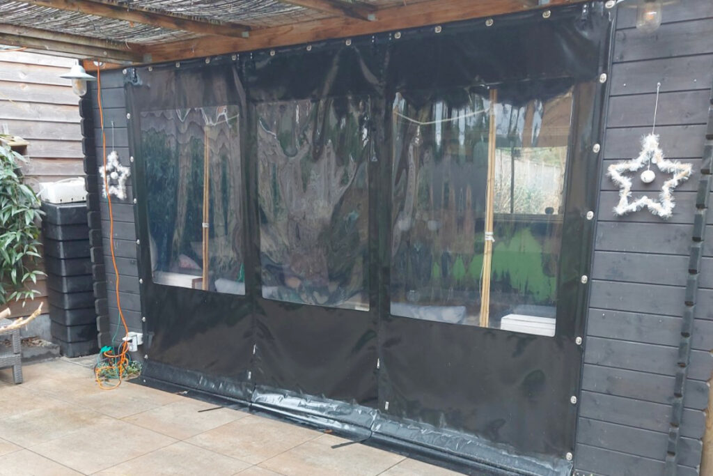 Verandazeil op maat gemaakt
