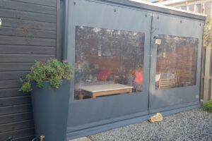 Windscherm voor overkapping bestellen