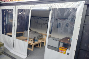 Windscherm voor veranda op maat