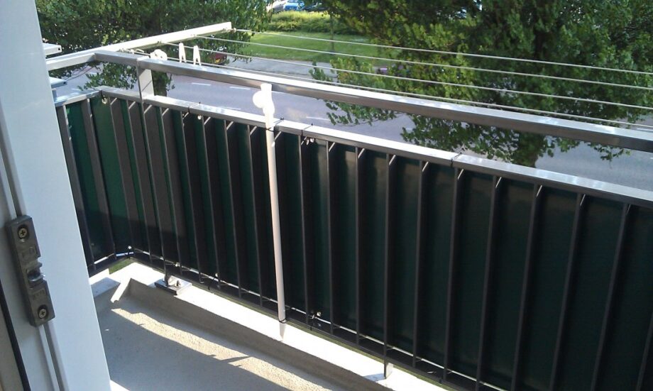 Balkondoek op een balkon van een huurwoning