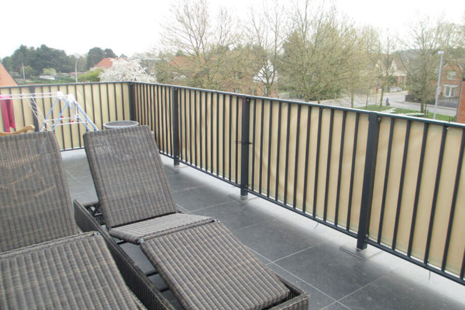 Balkondoek op maat gemaakt door een zeilmaker