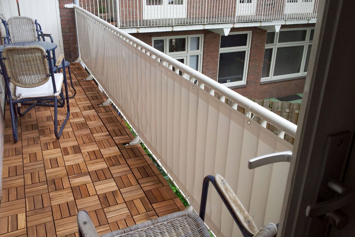 Verandazeil op maat als alternatief voor balkondoek