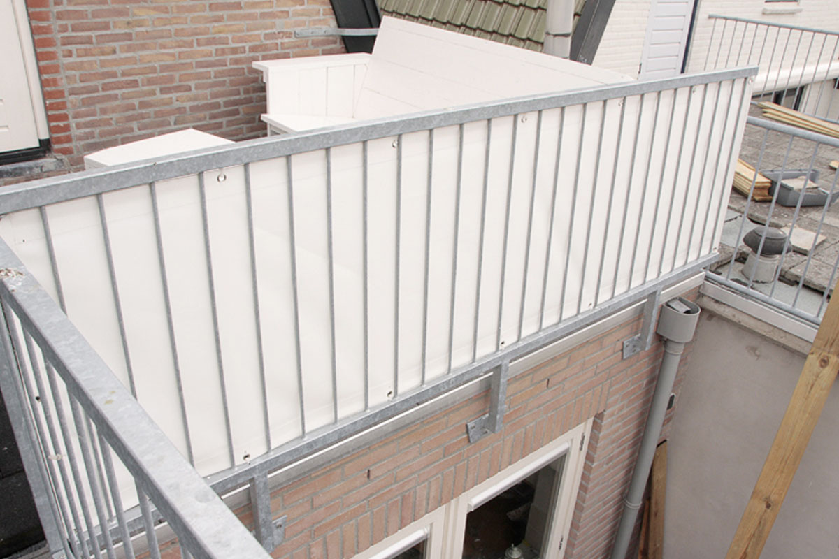 Balkondoek correct opgemeten voor bestelling